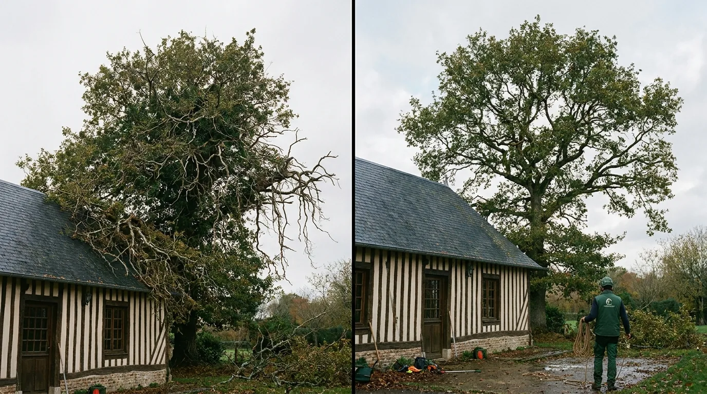 Élagage d'arbre · Calvados