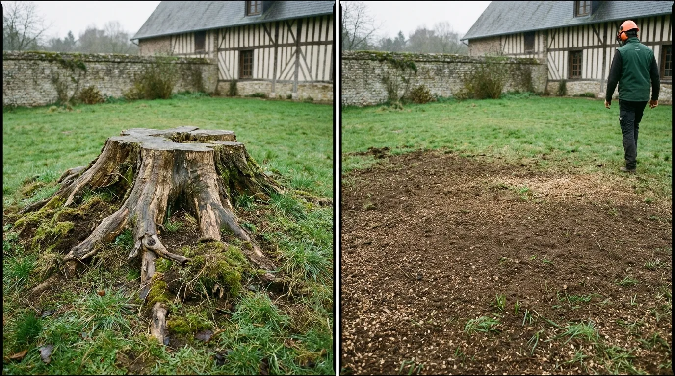 Dessouchage · Calvados