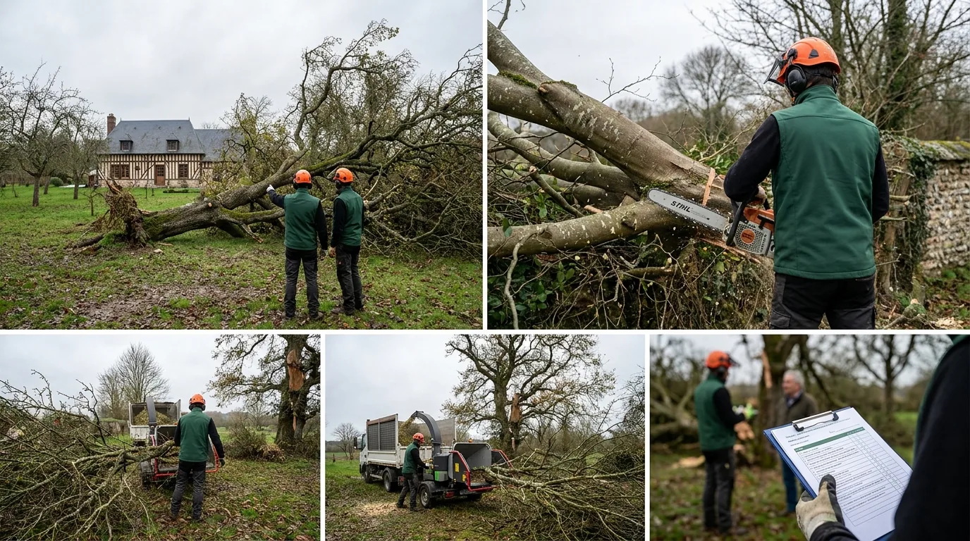 Tempête : que faire après des dégâts sur vos arbres ? (Calvados)